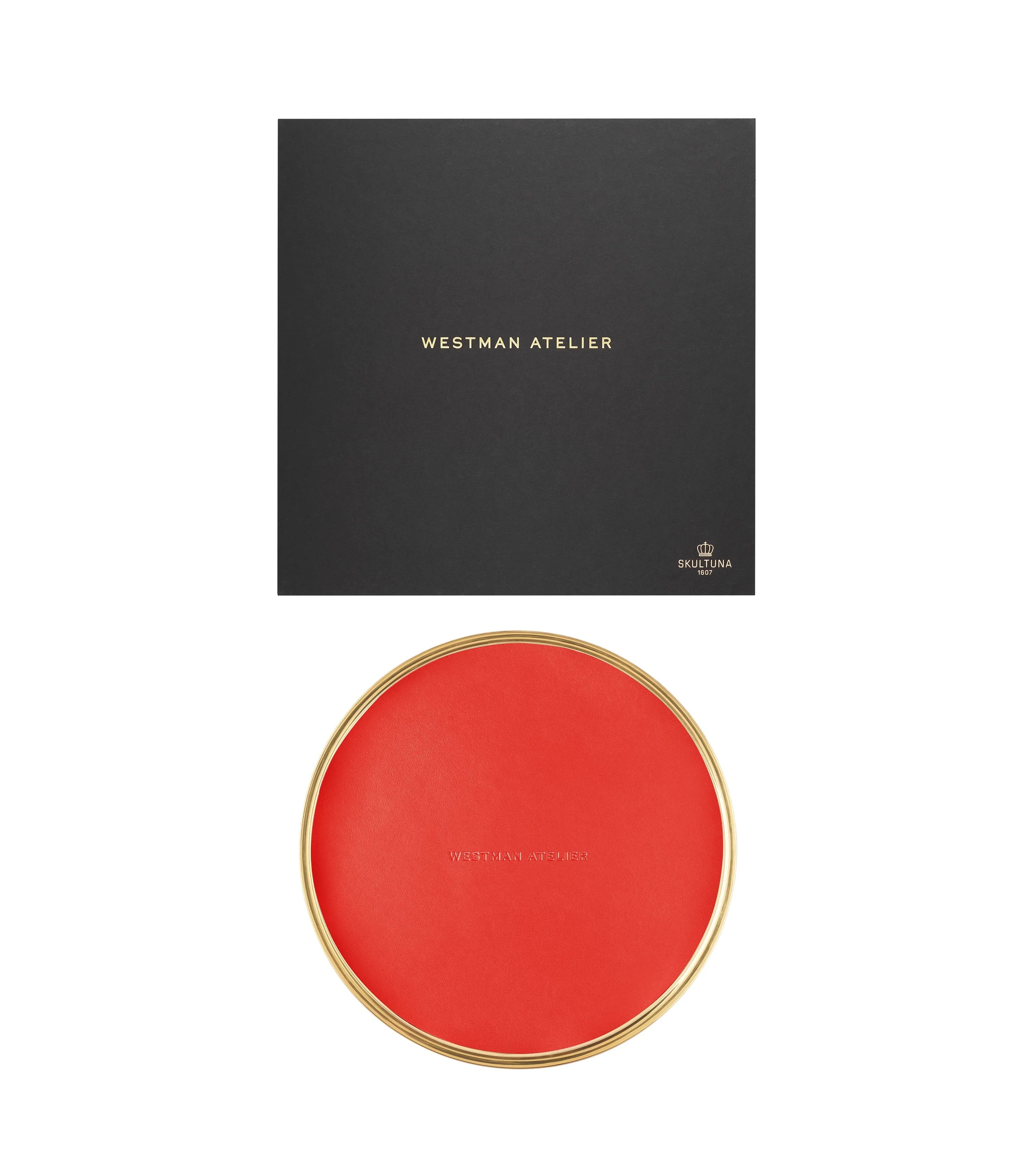 Guld Plattan Vanity Tray - Red - Image 3