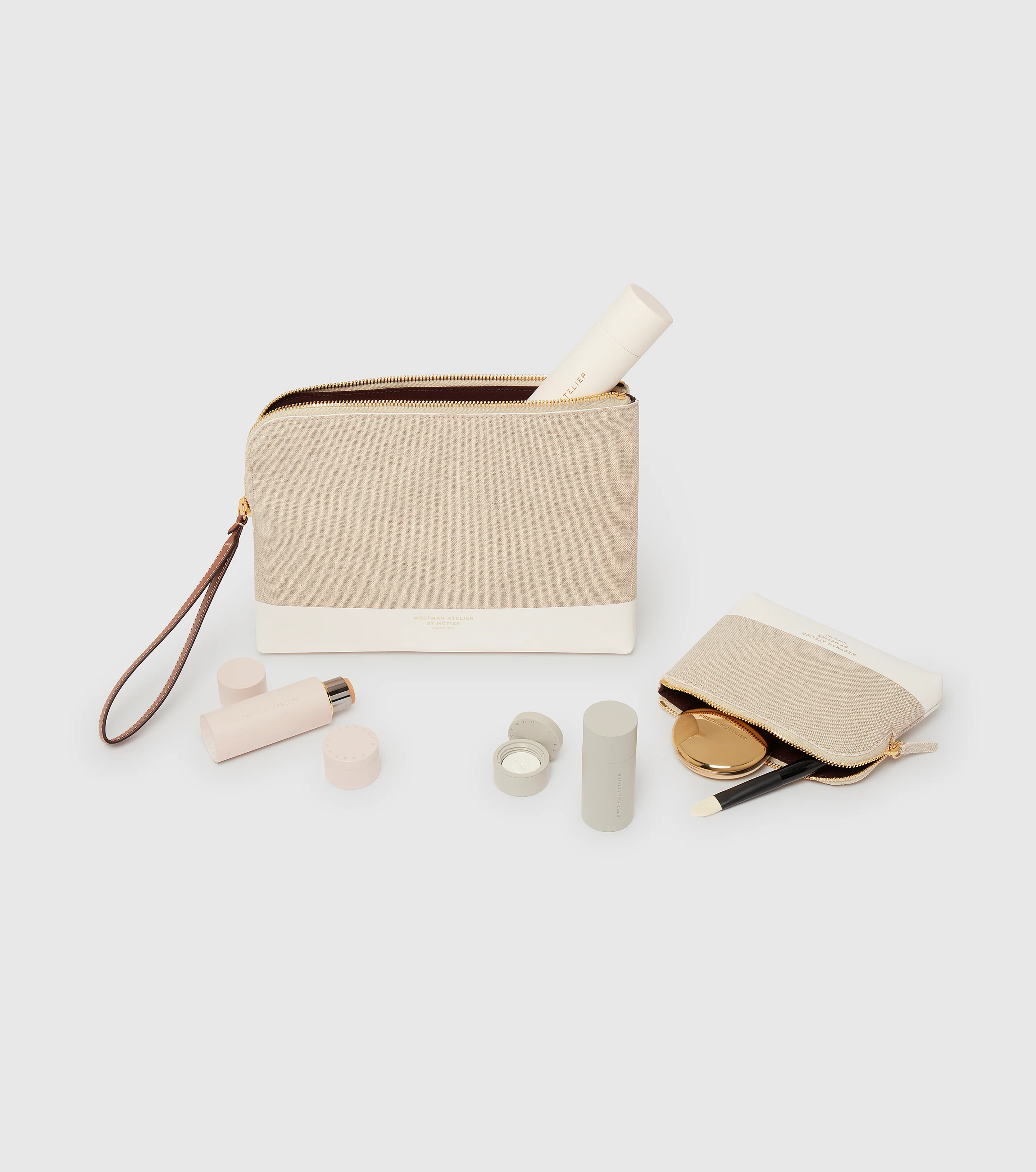 The Makeup Pouch - Linen and Crème - Image 10
