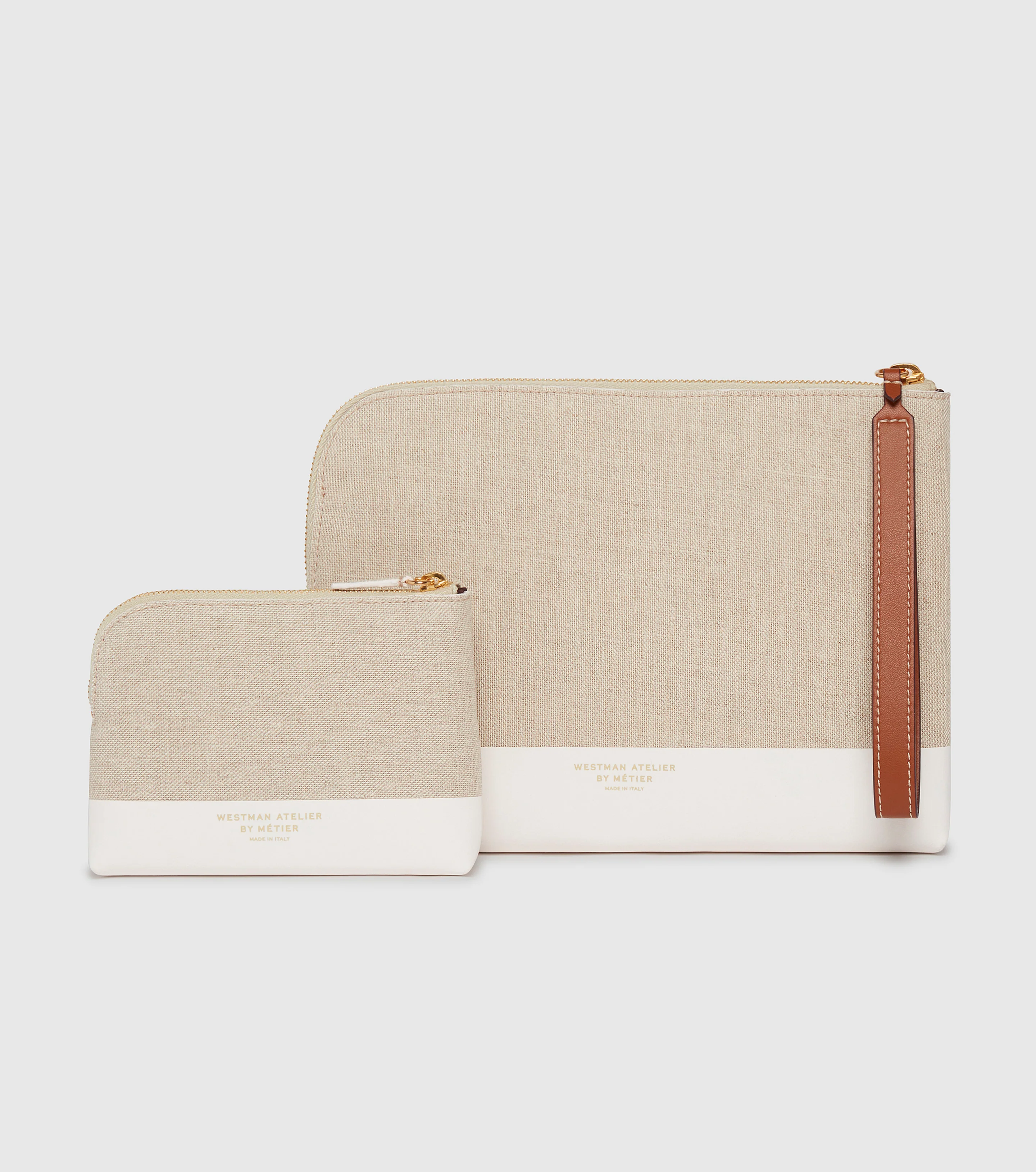 The Makeup Pouch - Linen and Crème - Image 4