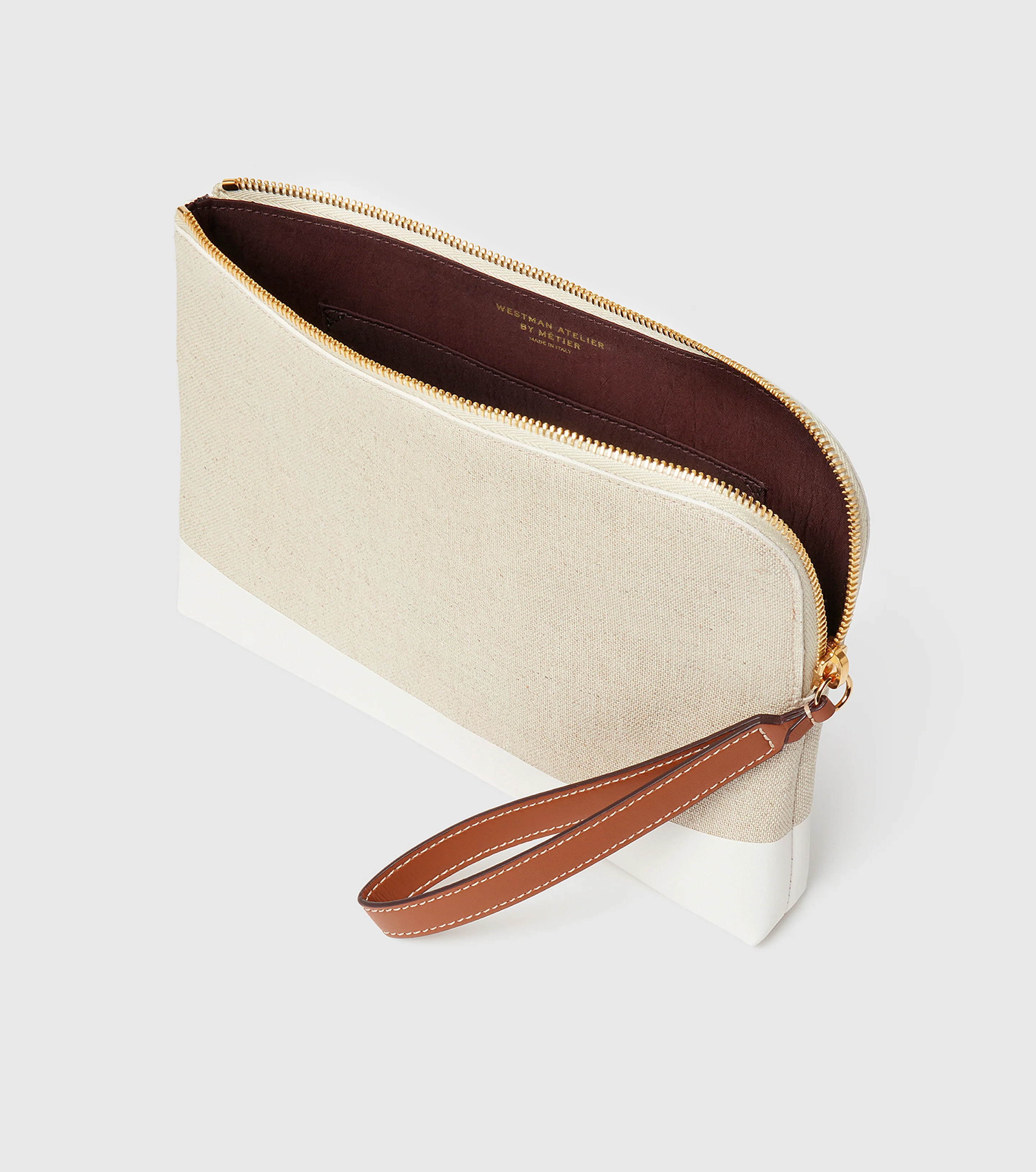 The Makeup Pouch - Linen and Crème - Image 5